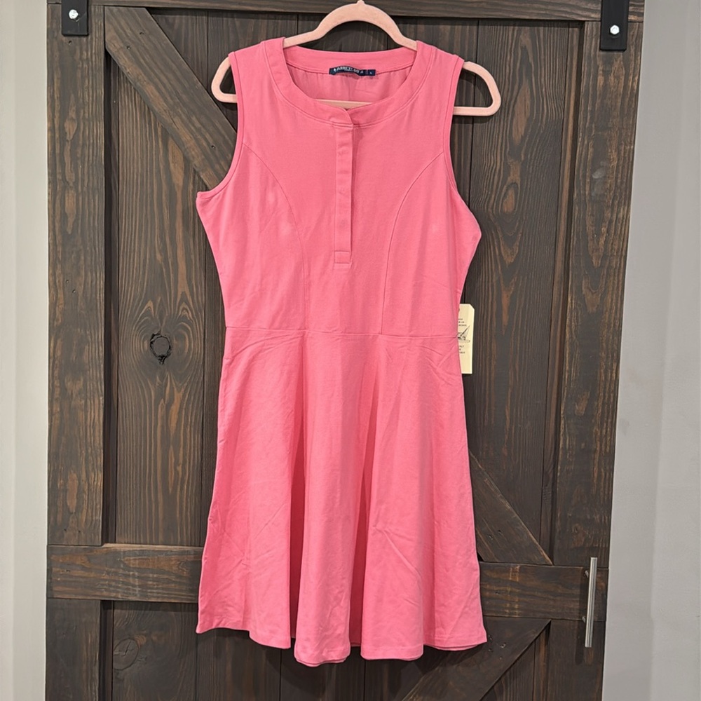 Jarrett Bay Clothing Co. Women’s Sleeveless Shirt Dress Pink Size‎ Large NWT/NEW